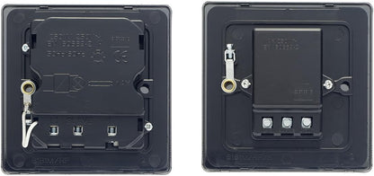 MiHome Smart Black Nickel 1 Gang Light Switch (Two-way)