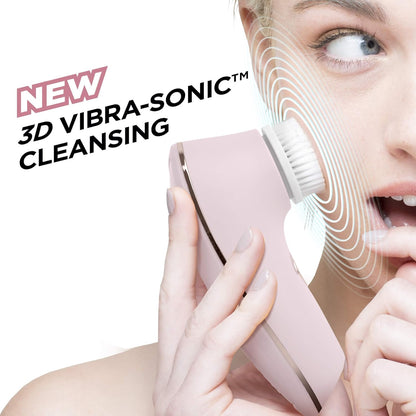 Magnitone BareFaced 2 Daily Cleansing and Skin Toning Brush - Pink