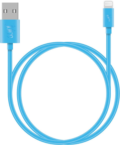 Juice 1m Apple Lightning Cable. USB to Lightning iPhone Charger Cable, MFI Certified Apple Charger Cable. Long, Durable iPad Charger Cable & iPhone Cable (Aqua