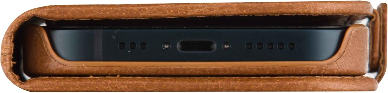 dbramante1928 Lynge Leather Case for iPhone 15 Tan, brown, Utility