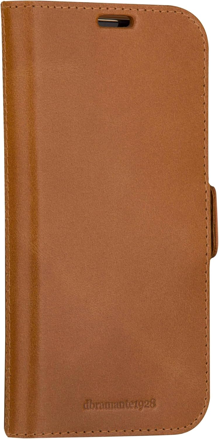 dbramante1928 Lynge Leather Case for iPhone 15 Tan, brown, Utility
