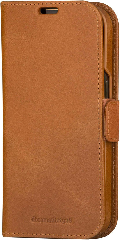 dbramante1928 Lynge Leather Case for iPhone 15 Tan, brown, Utility