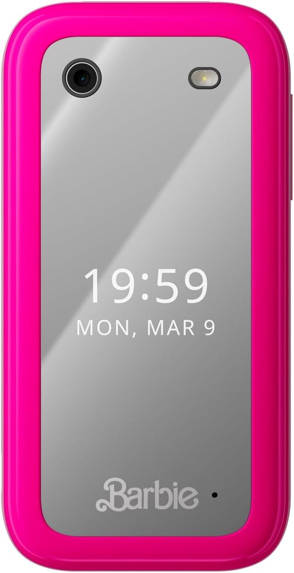 HMD Barbie Pink Mobile Flip Phone. Unlocked