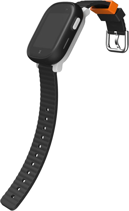 XPLORA X6 Play - Watch Phone for Children (4G) - Calls, Messages, Kids School Mode, SOS Function, GPS Location, Camera and Pedometer - Includes 2 Year Warranty (BLACK)