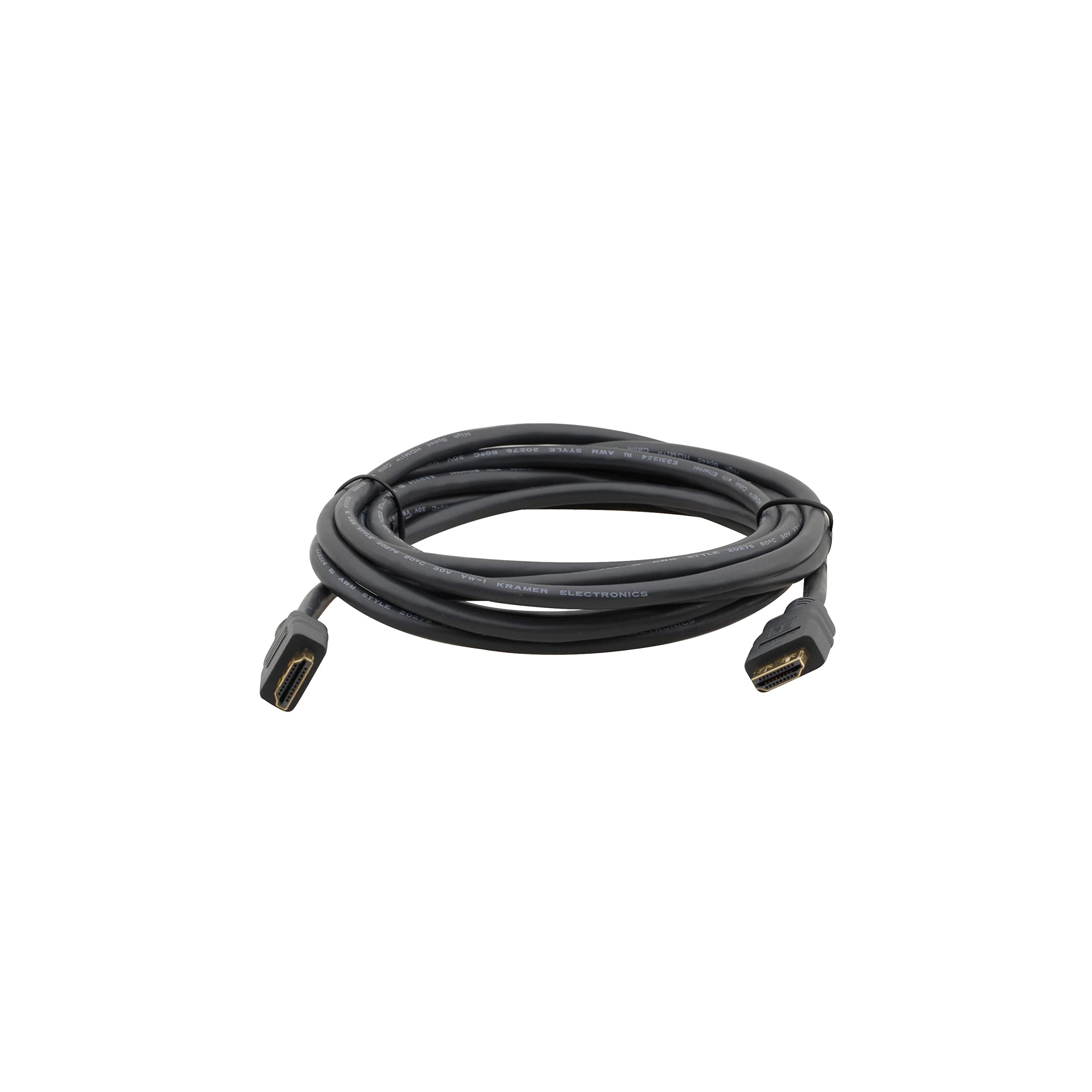 Kramer Electronics C?MHM/MHM Cable HDMI 4,6 m HDMI Tipo A (Estándar) Negro