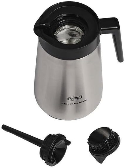 Moccamaster 59865 Thermos jug, Stainless Steel, 1.25L