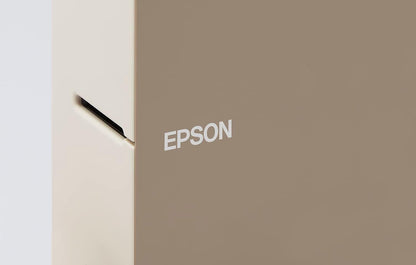 Epson LW-C610 LabelWorks stylish portable printer for home and office, compatible 50 tapes and prints up to 24mm width tapes and ribbon
