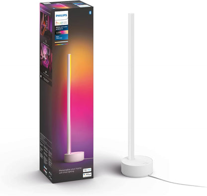 Philips Hue Gradient Signe Tischleuchte weiß 730lm, 16 Millionen Farben und Farbverläufe, dimmbar, steuerbar via App, kompatibel mit Amazon Alexa (Echo, Echo Dot