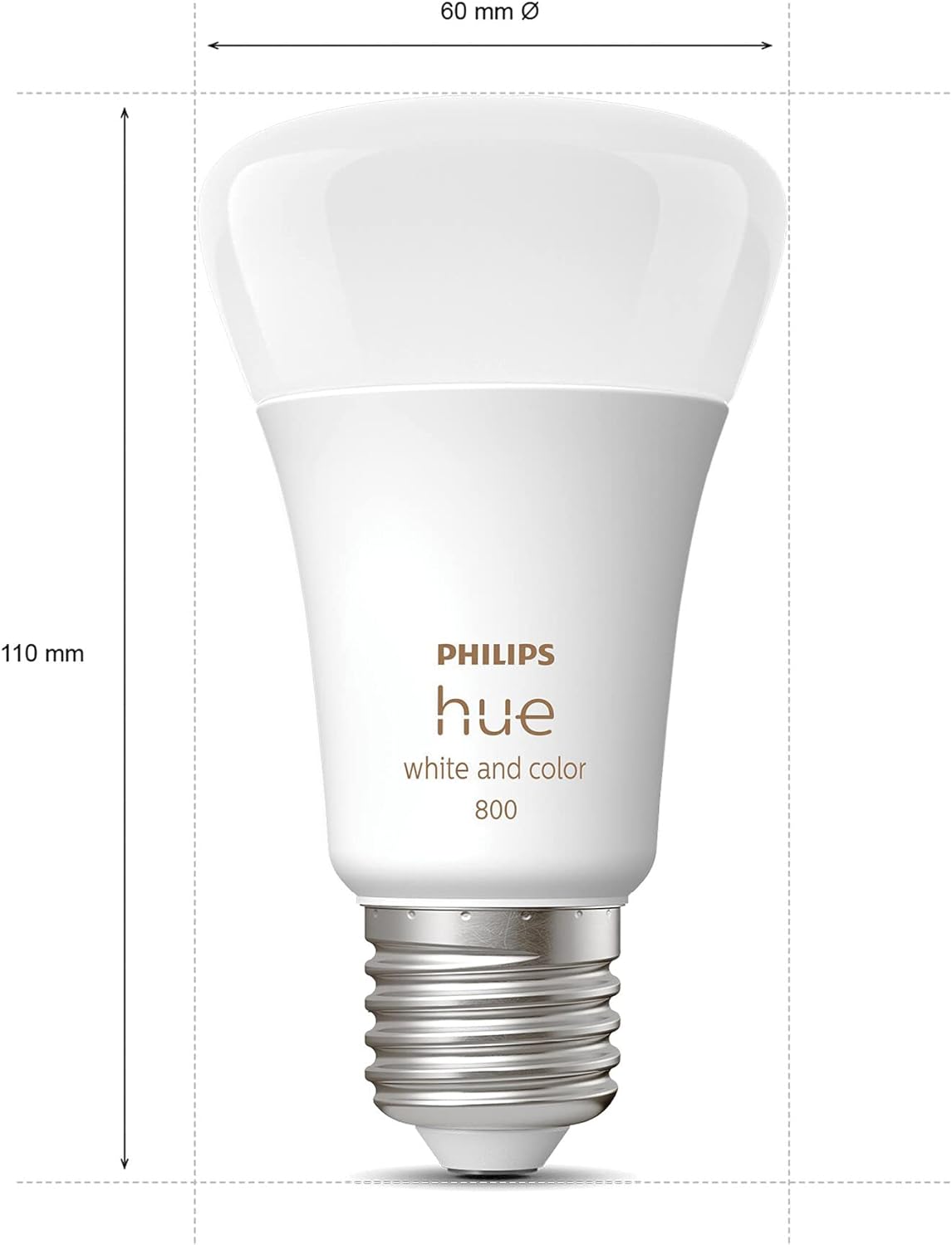 Philips Hue White and Colour Ambiance E27 Smart Bulb - 3 Pack