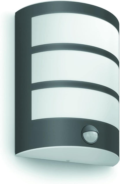 The Philips Python wall light in anthracite adds a modern look to your wall. It illuminates and lightens up your entrance with diffu