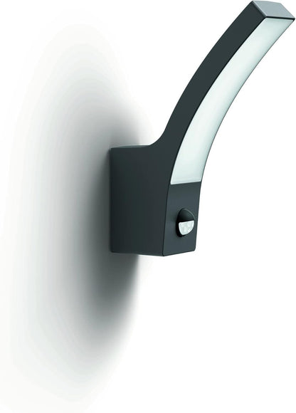 The Philips Splay wall light in anthracite adds a modern look to your wall. It illuminates and lightens up your entrance with diffus