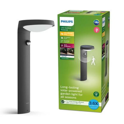 Philips has developed an UltraEfficient solar LED outdoor light that uses new technology to cut carbon emissions reduce material wa