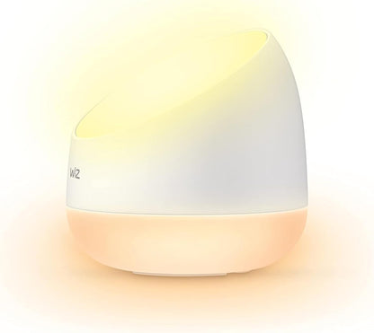 WiZ Squire Portable Colour  Smart Dimming LED, Connected WiFi Works with Alexa, Google Assistant & HomeKit, App Control for Home Indoor Lighting, Livingroom, Bedroom, Energy Monitoring