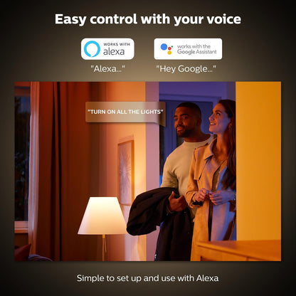 Philips Hue Whte and Colour Ambiance Lightstrip V4 2 Metre and Bridge