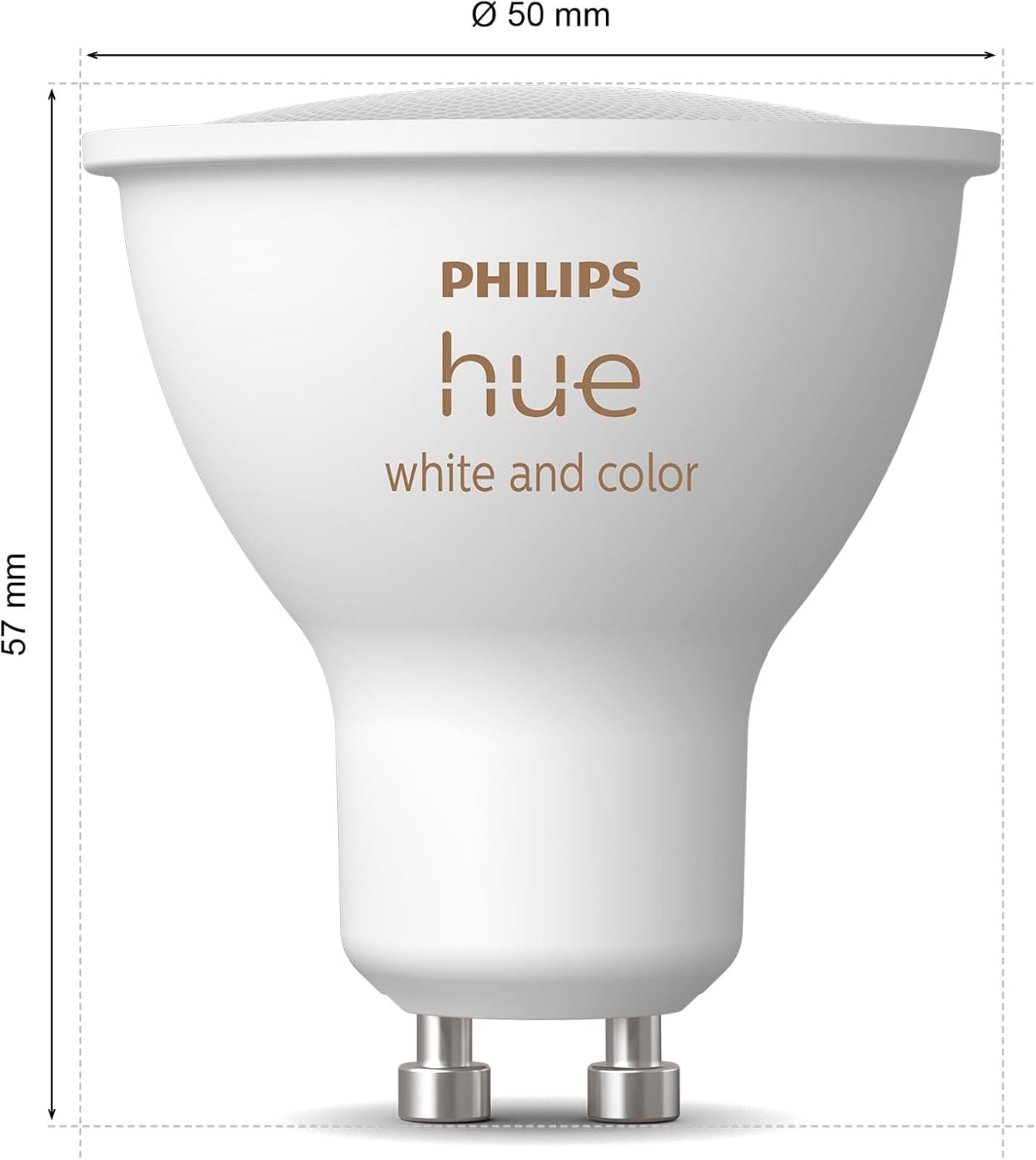 Philips Hue 4.2W GU10 Colour Smart LED 3-Pack Bulbs