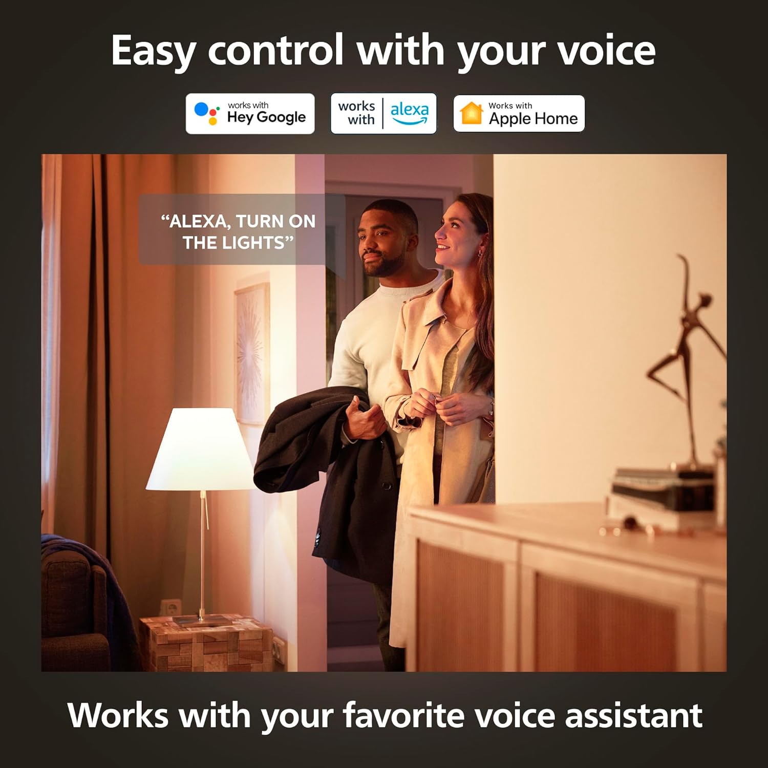 Philips Hue GU10 – Smart Spotlight – (2-Pack) White Ambiance