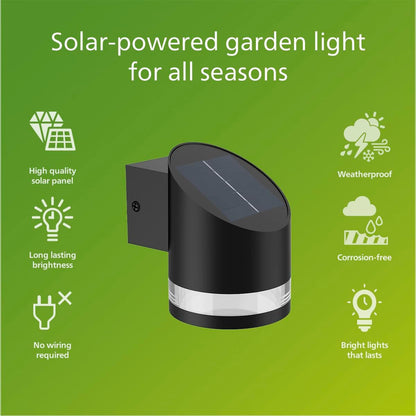 Philips LED Fyve Outdoor Solar Wall Light