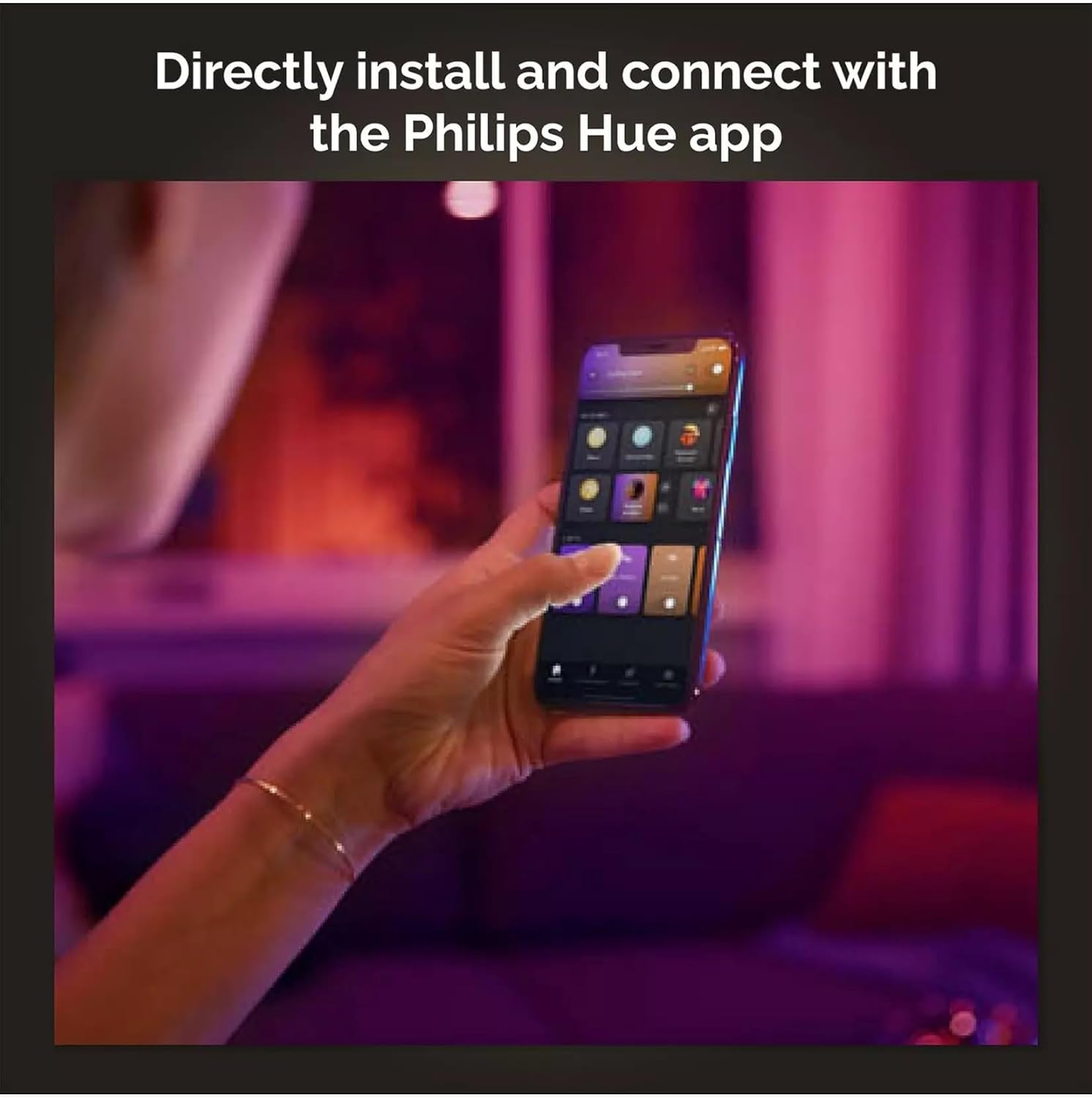 Philips Hue 4.2W GU10 Colour Smart LED 6-Pack Bulbs