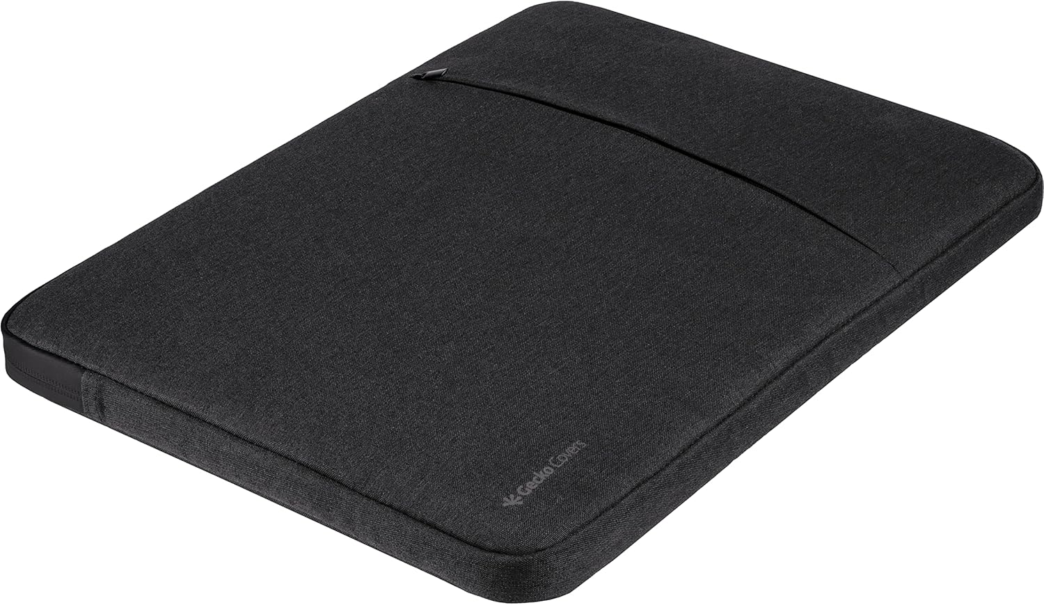 Gecko Covers Universal Zipper Laptop Cover 15 inch, Zipper Laptop Cover, 100% GRS/Durable, Reinforced Lining, Black