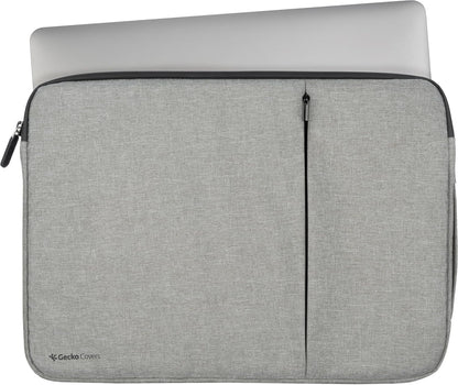 Gecko Universal Laptop Zipper Sleeve 15 inch - Grey