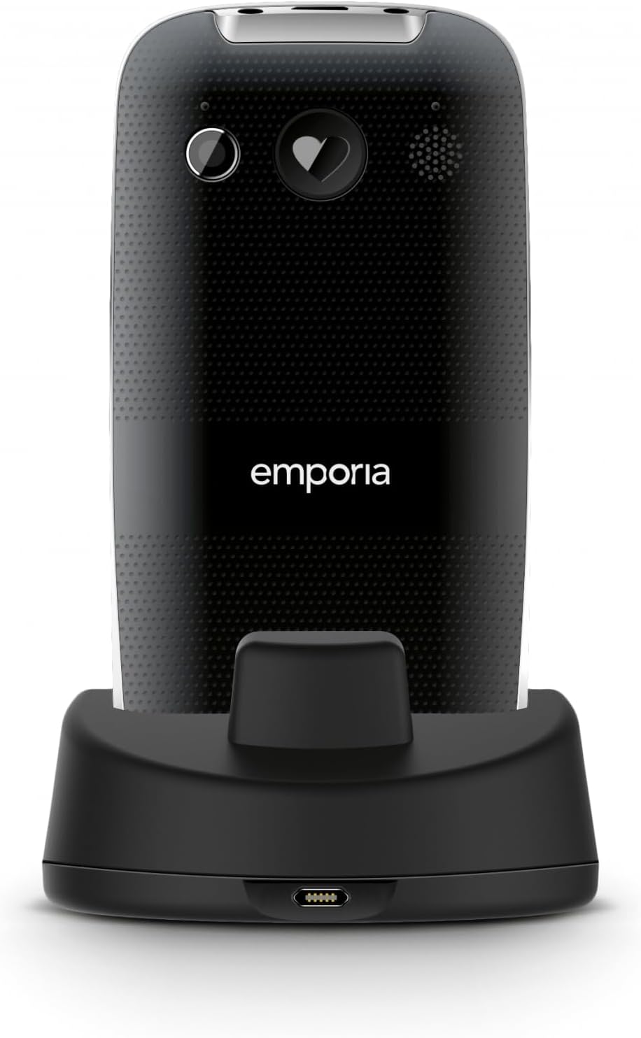 Emporia - ACTIVE LTE, 4G VoLTE Big Button mobile phone, ideal for the elderly, 2.3" colour screen, 2MP camera, Unlocked - Black