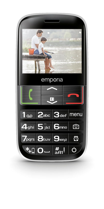 Emporia - ACTIVE LTE, 4G VoLTE Big Button mobile phone, ideal for the elderly, 2.3" colour screen, 2MP camera, Unlocked - Black