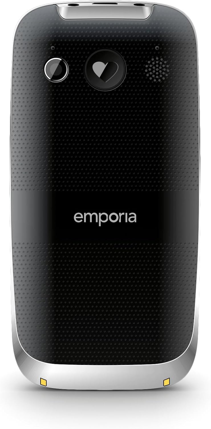 Emporia - ACTIVE LTE, 4G VoLTE Big Button mobile phone, ideal for the elderly, 2.3" colour screen, 2MP camera, Unlocked - Black