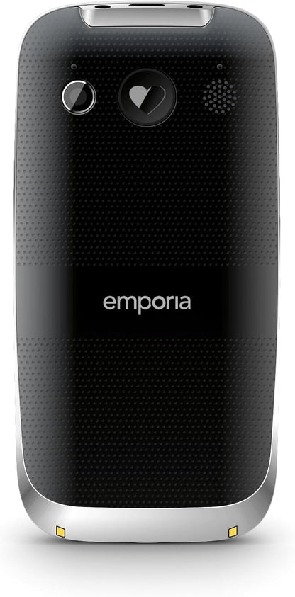 Emporia - ACTIVE LTE, 4G VoLTE Big Button mobile phone, ideal for the elderly, 2.3" colour screen, 2MP camera, Unlocked - Black