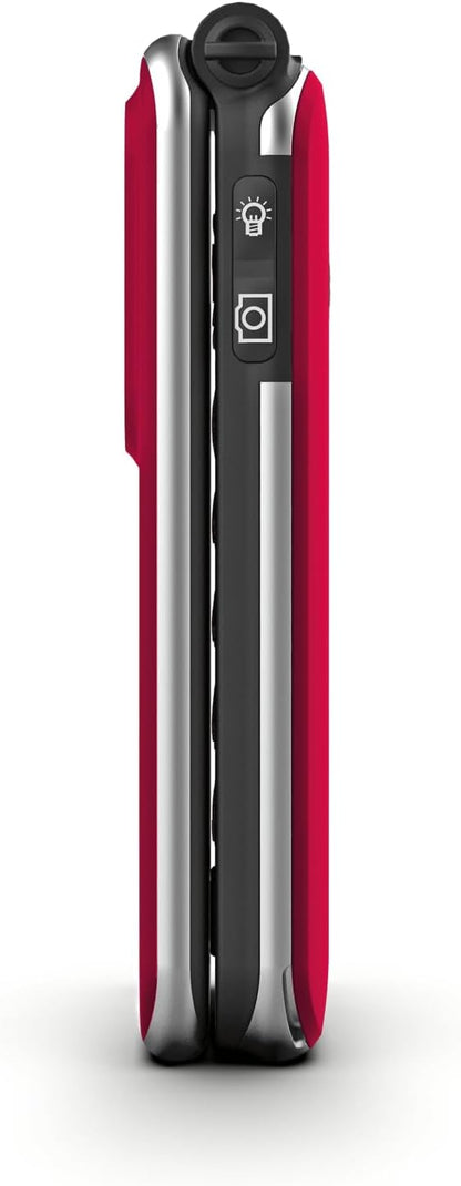 Emporia - JOY LTE - Big Button 4G FLIP Mobile Phone, ideal for the elderly - Unlocked, Large 2.8" screen, external screen, 2MP camera
