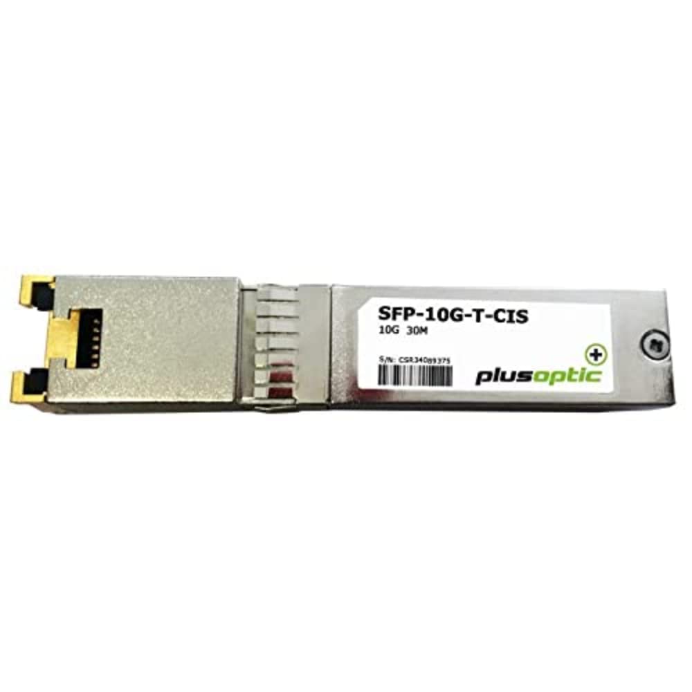 Plusoptic SFP-10G-T-CIS CISCO COMPATIBLE 10G 30M TRANSCVCONNTRANSCV LC -6 - (> MEDIA CONVERTERS