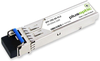 Plusoptic 1.25G, SFP, 1310nm, 10KM Transceiver, LC Connector for SMF with DOM