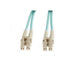 4Cabling PlusOptic 1m LC-LC OM4 Multimode Backwards compatible with OM3 Fibre Optic Duplex LSZH Patch Lead
