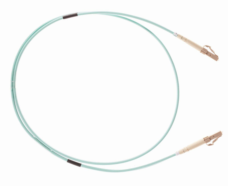 4Cabling PlusOptic 1.5m LC-LC OM4 Multimode Backwards compatible with OM3 Fibre Optic Duplex LSZH Patch Lead