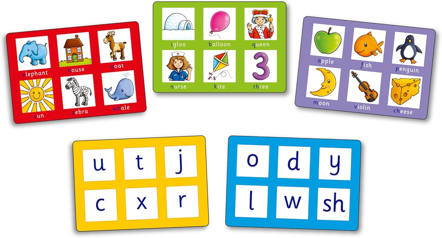 Orchard Toys Alphabet Lotto Game & Alphabet Flashcards