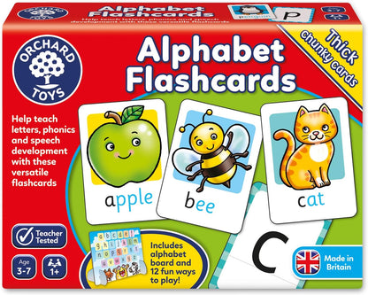 Orchard Toys Alphabet Lotto Game & Alphabet Flashcards