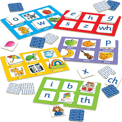 Orchard Toys Alphabet Lotto Game & Alphabet Flashcards