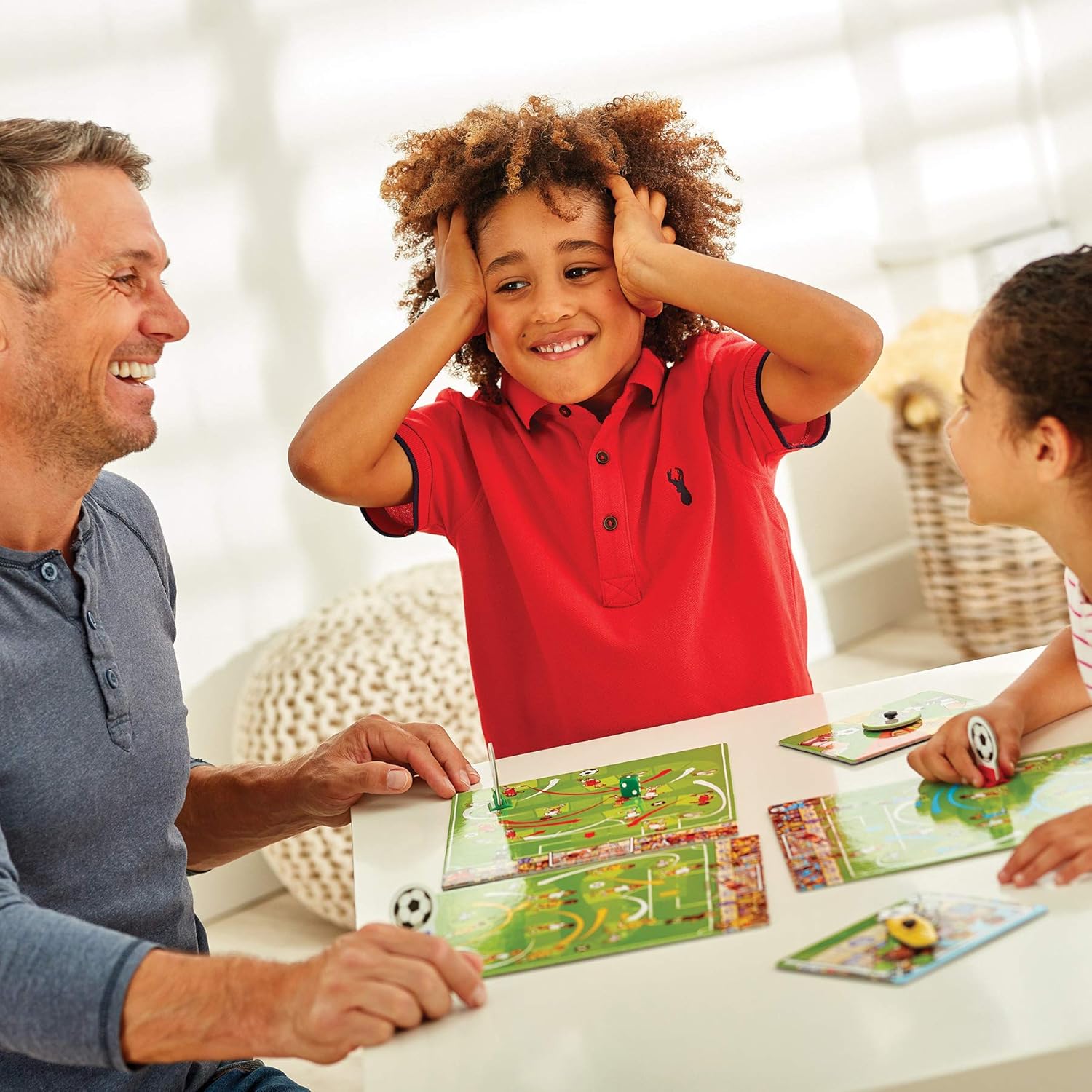 Orchard Toys Football Game, Perfect for Kids and Football fans ages 5+, Fun Snakes and Ladders Style Game, Family Game