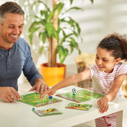 Orchard Toys Football Game, Perfect for Kids and Football fans ages 5+, Fun Snakes and Ladders Style Game, Family Game