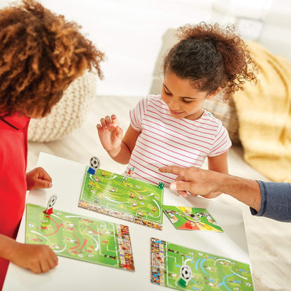 Orchard Toys Football Game, Perfect for Kids and Football fans ages 5+, Fun Snakes and Ladders Style Game, Family Game