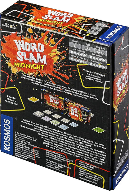 Thames & Kosmos 691196 Word Slam Midnight | The Team Challenge for (Grown-up) Friends | Adult Party Game, 3+ Players | Ages 18+ |