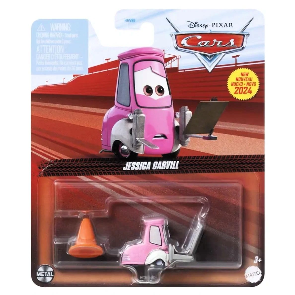 Disney Cars 2024 Cars on The Road 1:55 Scale Diecast Jessica Carvill