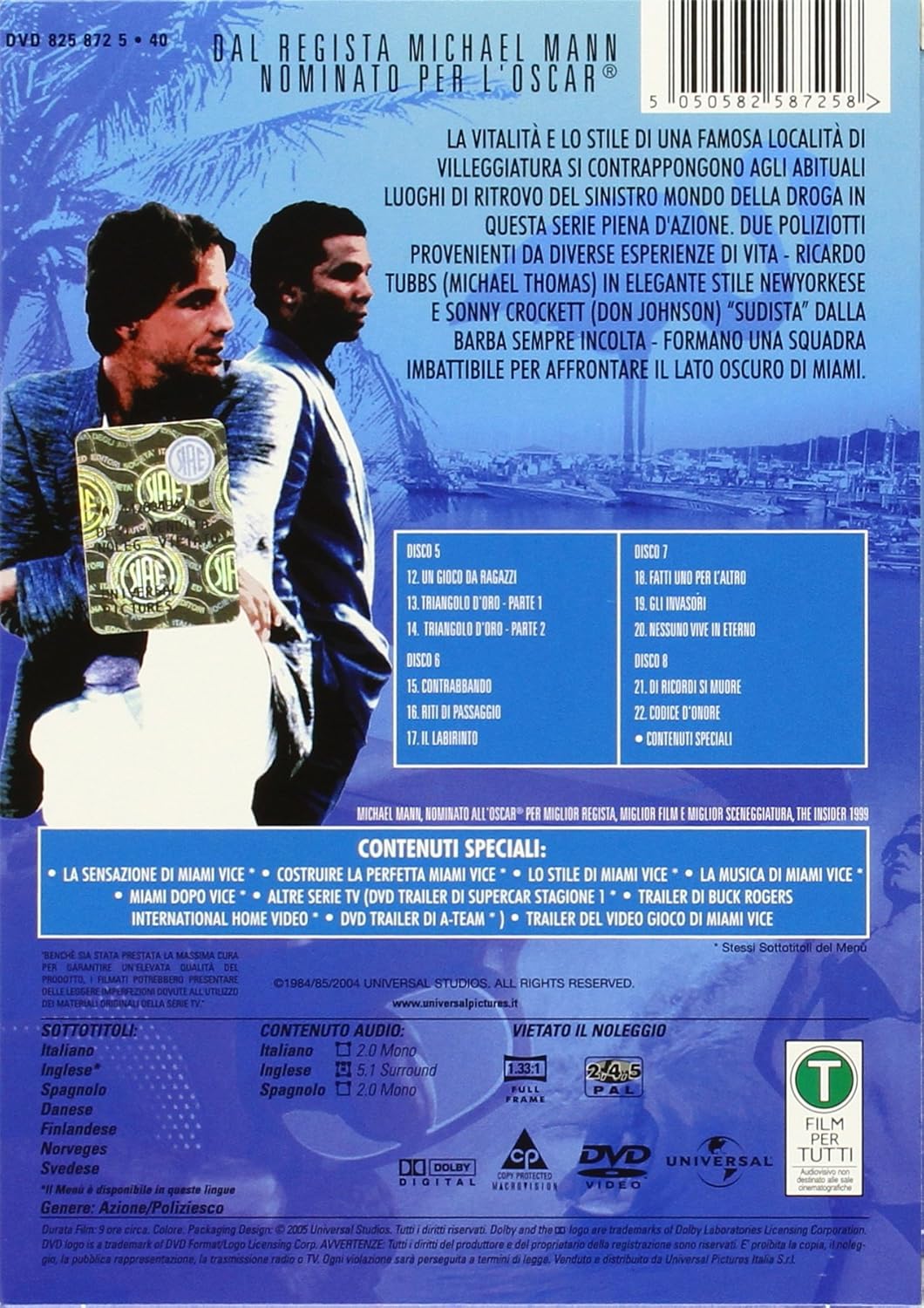 Miami Vice - Stagione 01 #02 (4 Dvd) - IMPORT