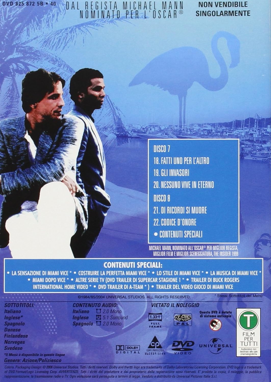 Miami Vice - Stagione 01 #02 (4 Dvd) - IMPORT