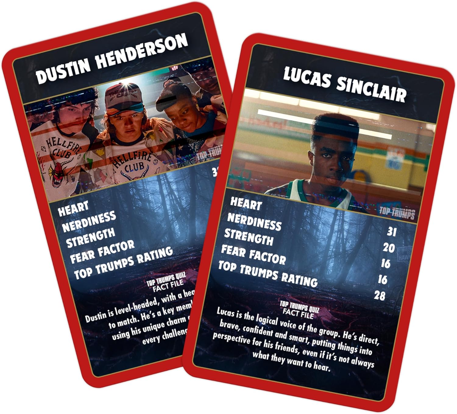 Top Trumps Stranger Things Kartenspiel | Familienspiele für Kinder und Erwachsene | Lernspiele | Kartenspiele für Kinder ab 2 Spieler | Kriegsspiele für Kinder | Spiele