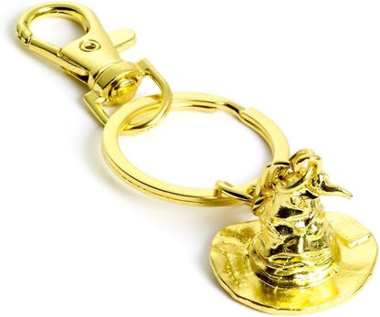 Harry Potter Officiële gouden toon sorteerhoed sleutelhanger, Goud, M