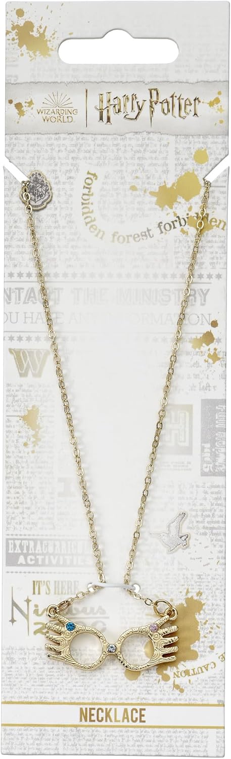 Harry Potter Offizielle goldfarbene Luna Lovegood Halskette, Einheitsgröße, Zink, Kein Edelstein