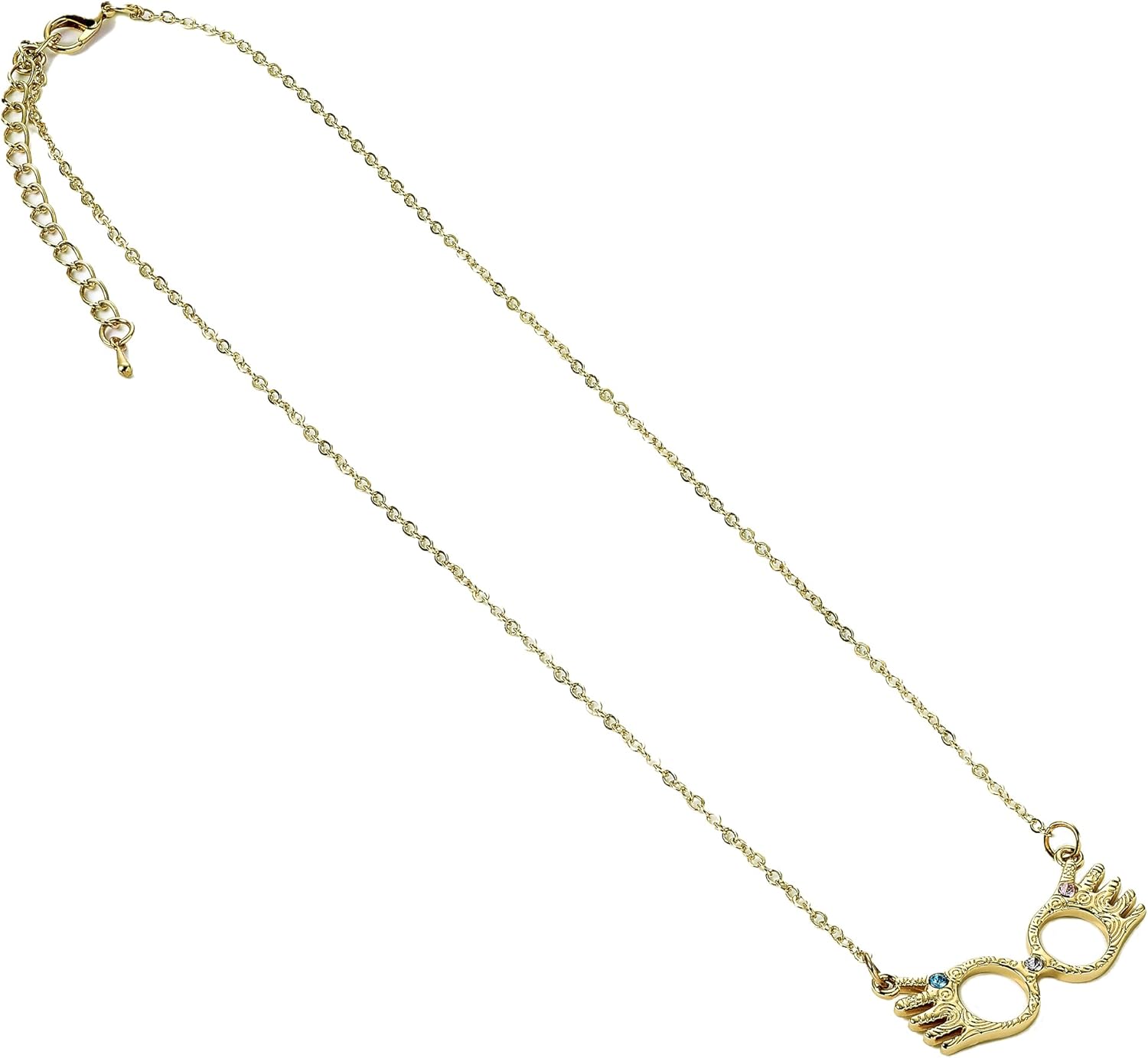 Harry Potter Offizielle goldfarbene Luna Lovegood Halskette, Einheitsgröße, Zink, Kein Edelstein
