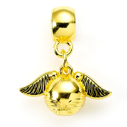 Harry Potter Golden Snitch Gold Tone Slider Charm