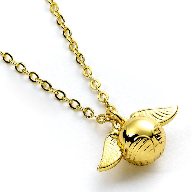 Harry Potter - Cute Charm Golden Snitch Necklace