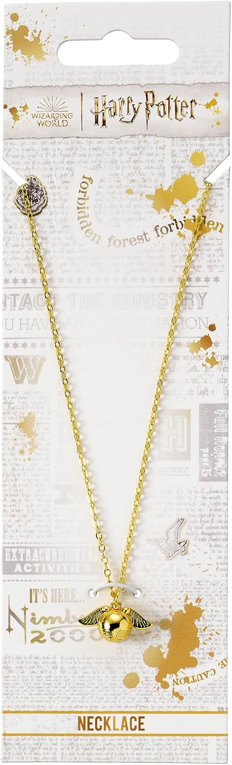 Harry Potter - Cute Charm Golden Snitch Necklace